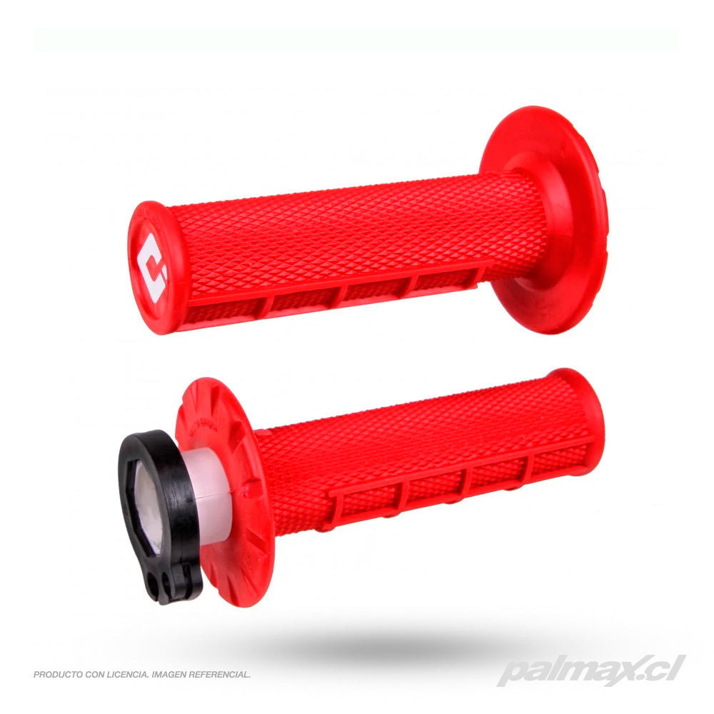 Puños MX V2 Lock-On Half Waffle Grip | ODI